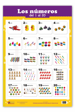 Los números del 1 al 20